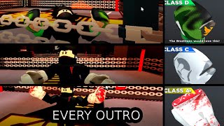 Every outro in roblox boxing league