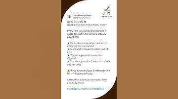 What Are Ethereum Gas Fees? (Explained Simply) | Web3 Brew #2 ☕ #TechBrewByShiva