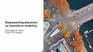 Empowering Planners to Transform Mobility by Christian U. Haas | PTV Mobility Software Release 2022