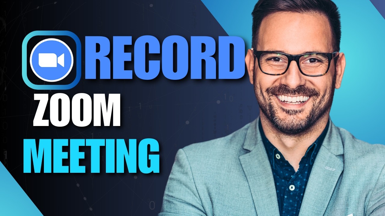 How to Record A Zoom Meeting - YouTube
