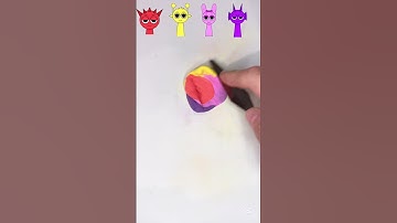 Guess themixed color of Squid game2 #satisfying #colormixing #oddlysatisfying #funny