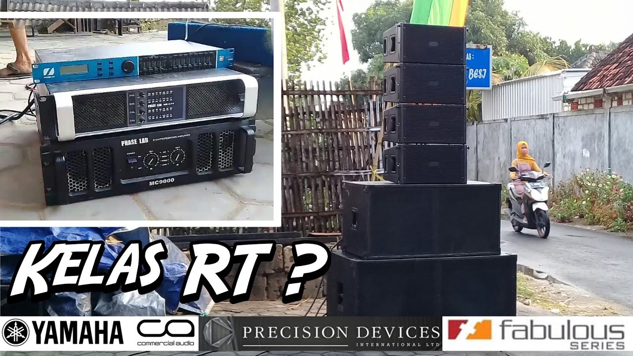 CEK SOUND LINE ARRAY POWER 'BALAP' PHASELAB DUET DENGAN FABOULOUS ...