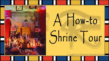 Kemetic How-to Guide: A How-to Shrine Tour