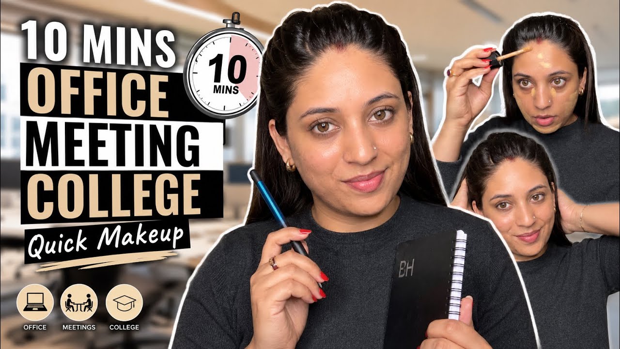     10 Min Work Makeup Tutorial | Fast, Simple & Elegant Everyday Look