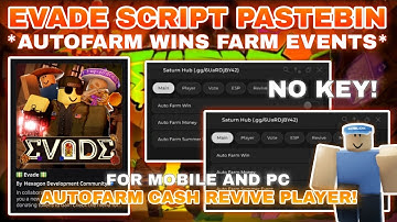 💵Evade💵Script Pastebin **NO KEY** Autofarm Wins | Autofarm Money | Autofarm Summer Event & More🌺