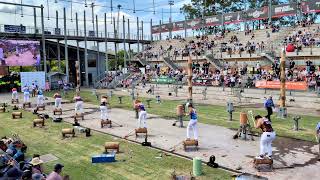 Sydney Royal Easter Show Womens Wood Chopping Competition by aussiebuzz 19 views 11 days ago 21 seconds