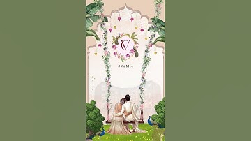 Save the date video invite l Digital Wedding Invitation l Indian Wedding Invite