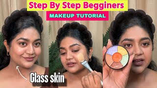 ✨Step By Step Makeup Tutorial In Malayalam _ How to apply makeup correctly for Begginers