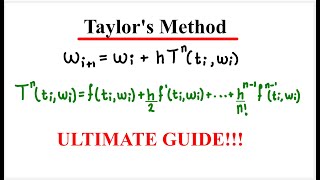 Master Taylor's Method in 11 Minutes! | Solve IVPs Like a Pro Solving Ivps With Taylor S Method Of Order Two Step By Step Example