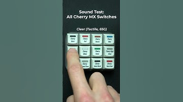 Sound Test - All Cherry MX Switches!