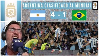 🎙⚽ ARGENTINA 4 BRASIL 1 | HISTÓRICA GOLEADA | Clasificado al MUNDIAL 2026 | Relato "BOCHA" HOURIET