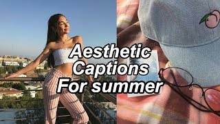 AESTHETIC SUMMER INSTAGRAM CAPTIONS screenshot 5