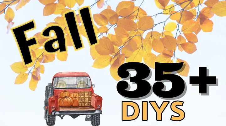 35+ MUST SEE Quick & Easy FALL DIY Crafts
