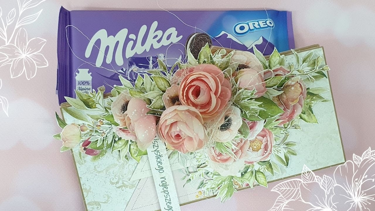 Czekoladownik. Rozwiązanie idealne. Upominek 2w1. SCRAPBOOKING