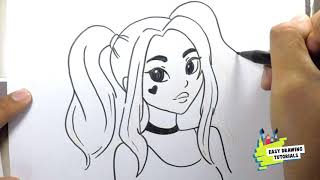 How to Draw harley quinn