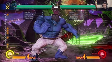 Marvel vs. Capcom Infinite: Hulk In-the-Lab (training mode)