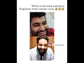 online class side effects 🤣🤣 /harsh gujral insta live with bassi /funny incident 😂😂