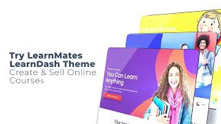 LearnMate LearnDash WordPress Theme to Sell Online Courses