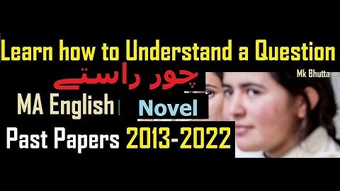 Solved Past Papers of MA English part 1 2 | Punjab Sargodha University Translation | Bhutta Academe