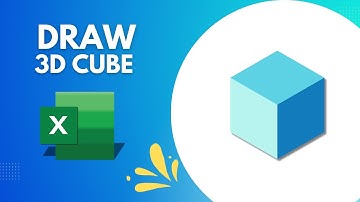 How to Draw a 3d Cube in Microsoft Excel