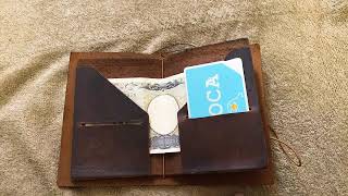 【DIY】トラベラーズノートを財布化