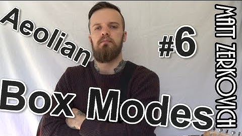 BOX MODES #6 - Aeolian Scale Guitar Lesson