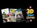 3d Trending selfie photo editing in Mobile instagram trending video editing story photo editing