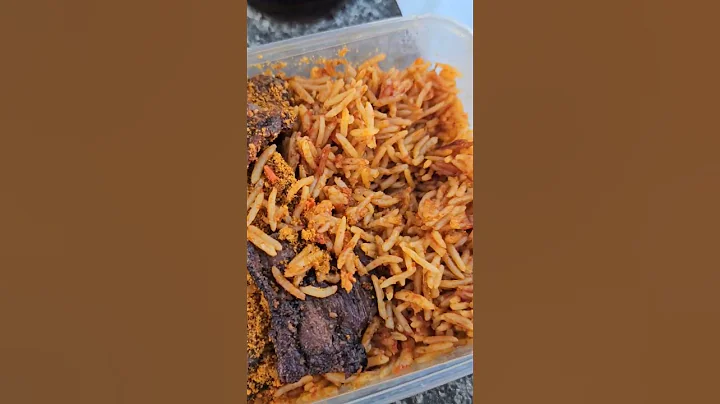 Jollof, Beef suya, meat pie 🥧 & Nigerian Coke with Romanian plum vodka. #grays 🇳🇬 🇬🇧