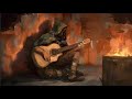 Lonely stalker 3 hours of post apocalyptic acoustic guitar with campfire ambience