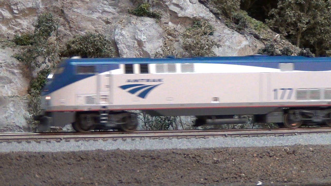 Athearn amtrak ge p42 genesis 177 youtube