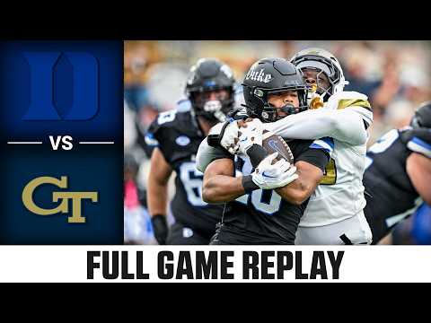 Duke vs. Georgia Tech Full Game Replay | 2026 ACC Football
