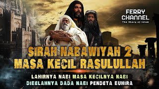 Lahirnya Rasulullah dan kejadian dimasa masa kecil Rasulullah pada umur  2, 4, 6 ,8 dan 12 tahun