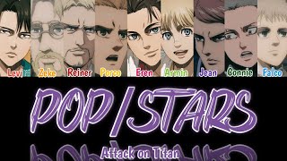 Attack on Titan - POP/STARS (K/DA) Color Coded Lyrics