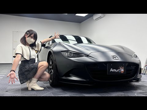 [DRAMATIC TRANSFORMATION!!] Wrapped my Roadster in matte black!