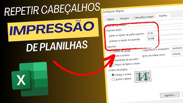 EXCEL: Como Repetir o Cabeçalho na Impressão de Planilhas (Passo a Passo)