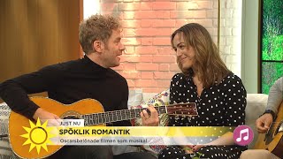 Video thumbnail of "Musikalen Ghost – "Unchained Melody" - Nyhetsmorgon (TV4)"