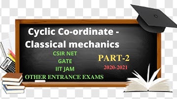 Cyclic Coordinate| Classical Mechanics |CSIR NET|GATE| Trick| Part-2|Physics with Kaur| 2020-21