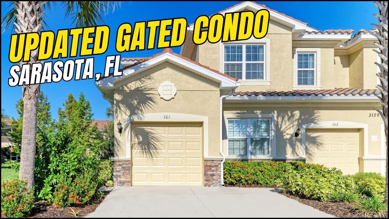 Updated End-Unit Condo in Gated Soleil Community | Sarasota, FL - YouTube - Gated Condo Community Rules