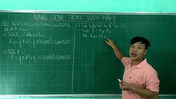 06| Năng Lượng Trong Dao Động Điều Hòa Phần 1| Dao Động Cơ Học| Nguyễn Minh Dương |