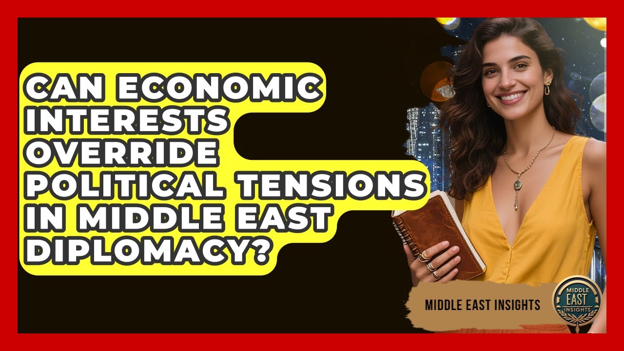 Can Economic Interests Override Political Tensions in Middle East Diplomacy? - Middle East Insights