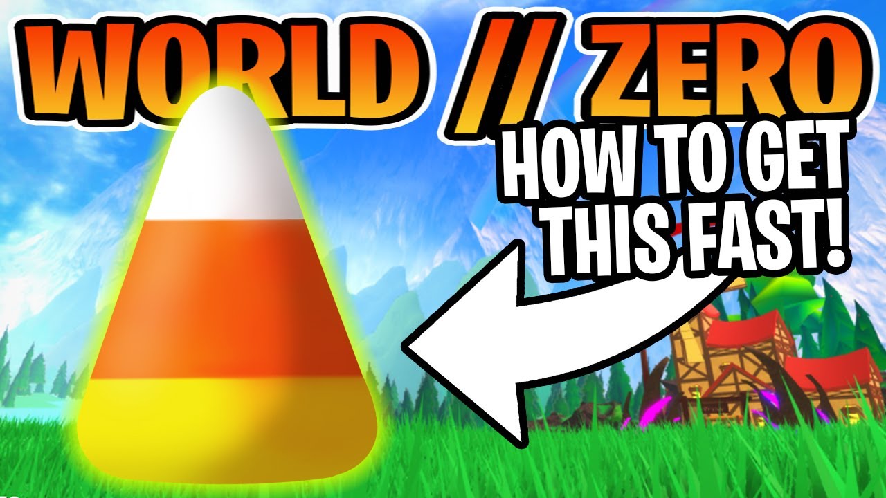 How To Get CANDYCORN In The NEW HALLOWEEN Event (ROBLOX World // Zero