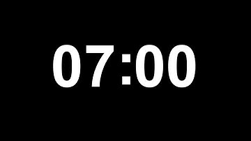Đồng hồ đếm ngược 7 phút || 7 Minutes Countdown Timer