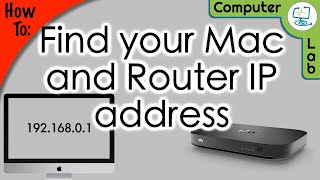 How to find Mac IP address & Router IP on Mac