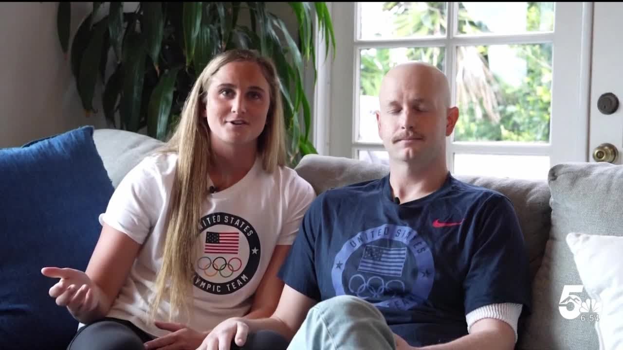 USA Water Polo athlete training while ensuring family comes first