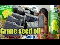 single oil homemade soap /Grape seed oil / charcoal&amp; carrots