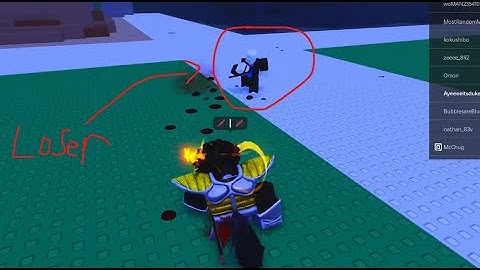 I met a hacker on Roblox: Combat warriors