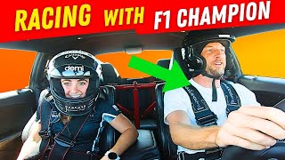 I RACED WITH AN F1 WORLD CHAMPION!!