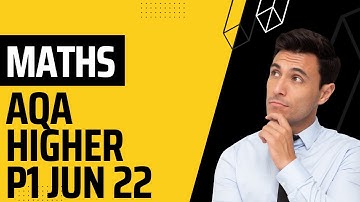 AQA GCSE Mathematics Higher Paper 1 June 2022 - Question 11 - 20 || MMaths
