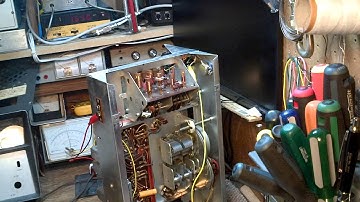 Antique Tube Shortwave Radio Gonset G-43 Video #3 - Alignment of IF Strip and Broadcast Band