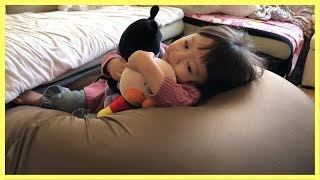 人をダメにするクッションが届きました。。。【Cushion for a person to no good】【ゆうひなた】